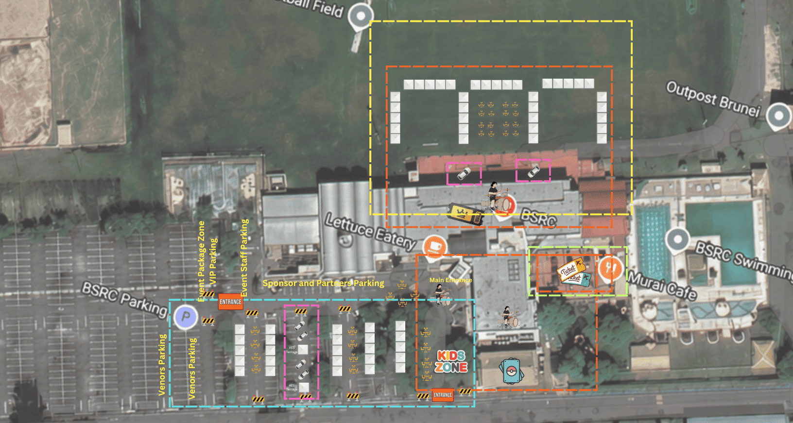 DPF26 Festival Map